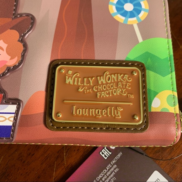 NWT Loungefly Willy Wonka and the Chocolate Factory Mini Backpack & Wallet Set - Picture 16 of 16